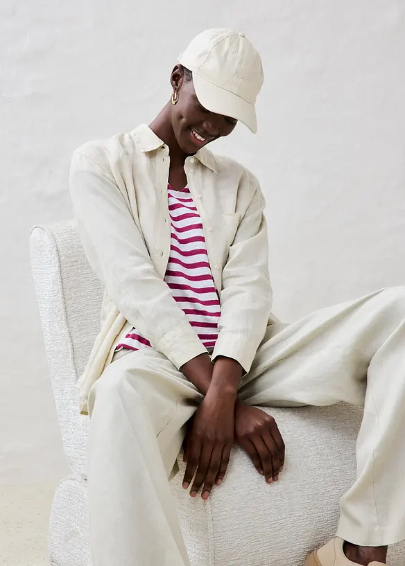 Linnetopp med fladdermus&auml;rmar, bonprix