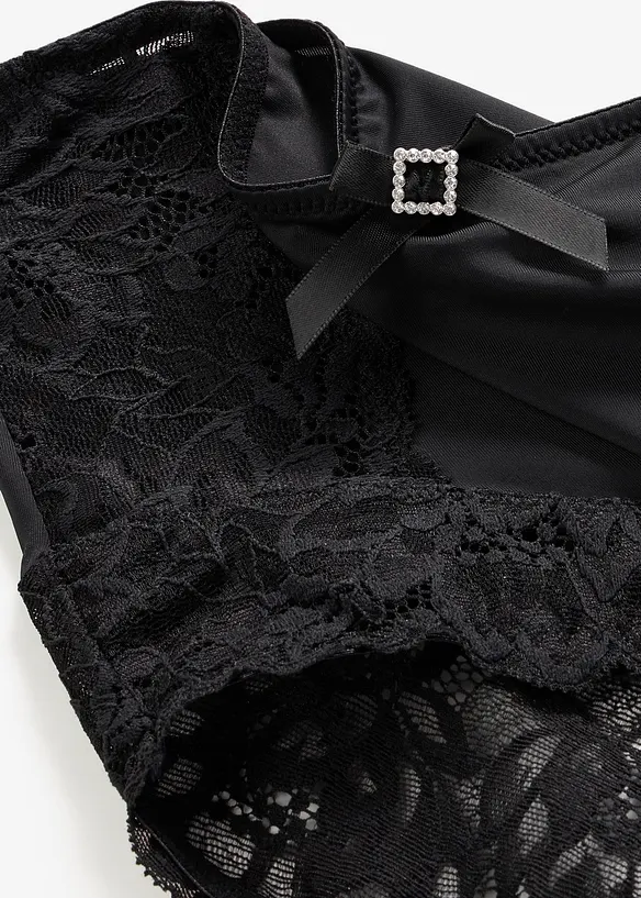 Midjetrosa med mjuk spets, bonprix