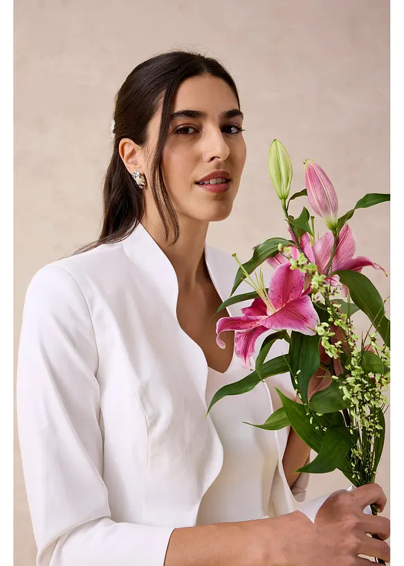 Bolero i fintr&aring;dig bomull, bonprix