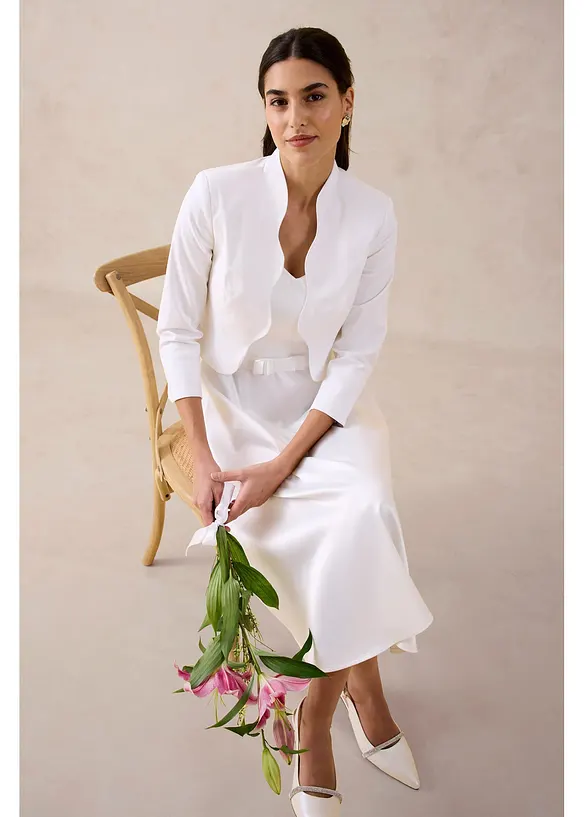 Bolero i fintr&aring;dig bomull, bonprix