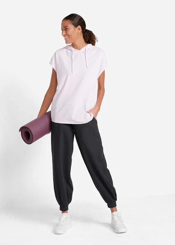 Joggingbyxa med res&aring;rmidja, bonprix