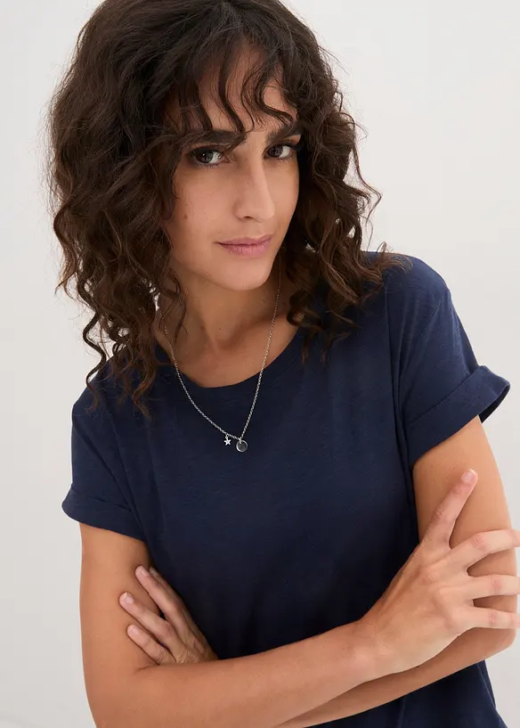 Jerseykl&auml;nning i ekologisk bomull, bonprix