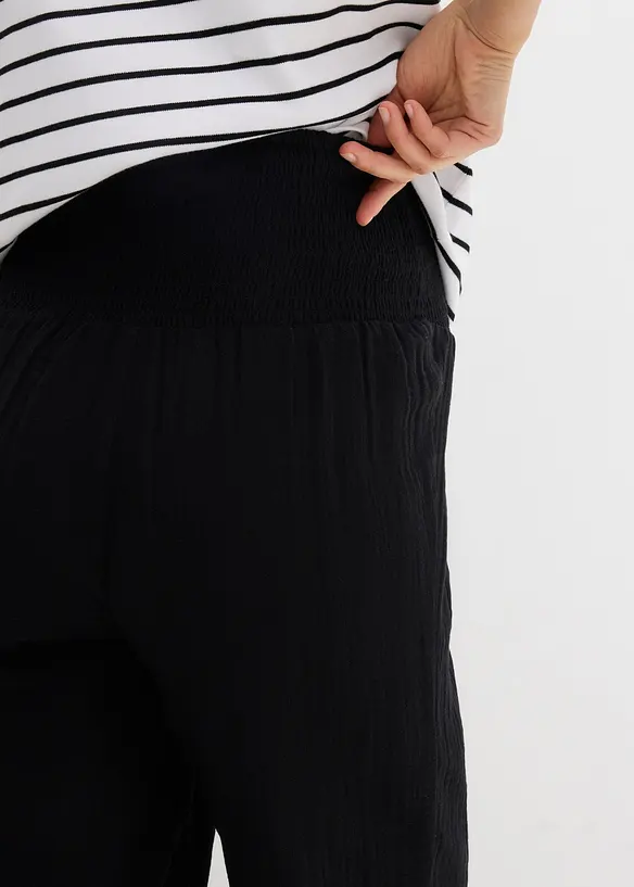 Mammabyxa i bomullsmuslin, bonprix