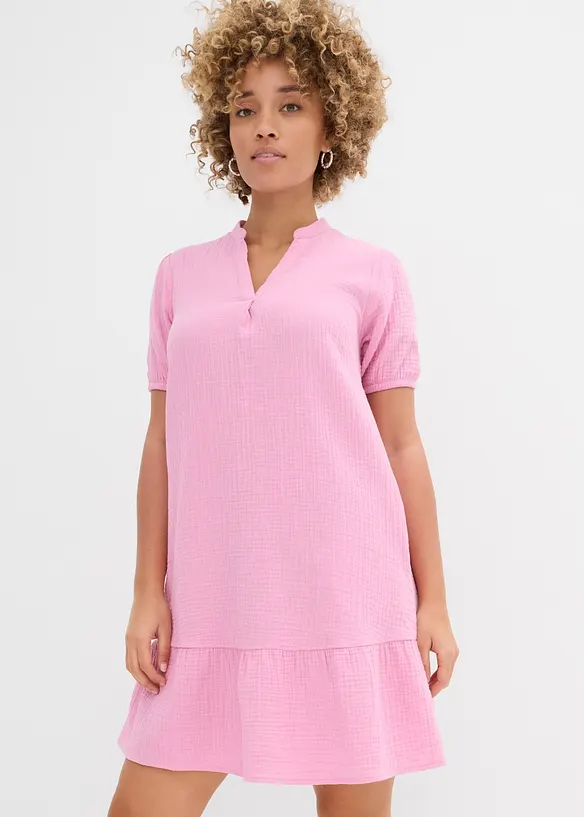 Minikl&auml;nning av muslin, bonprix