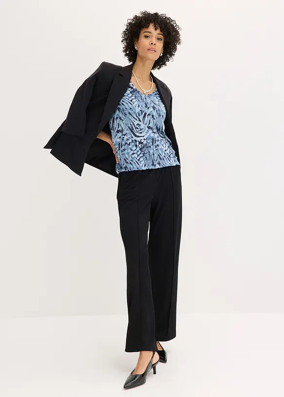 Topp med res&aring;rlinning, bonprix