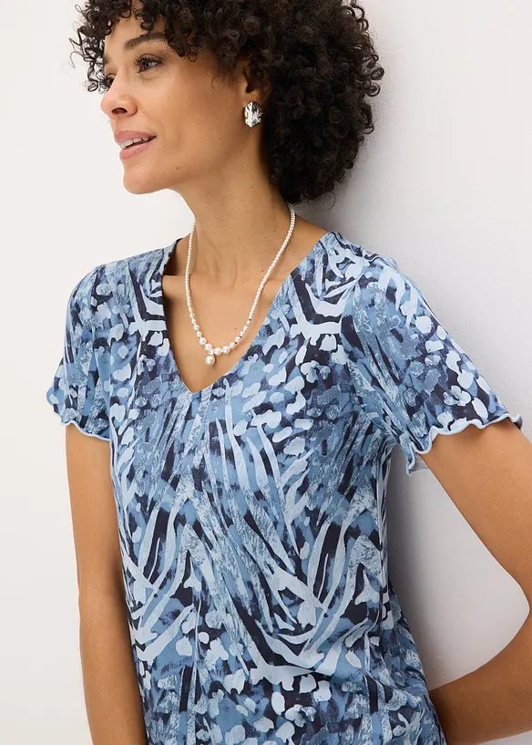 Topp med res&aring;rlinning, bonprix