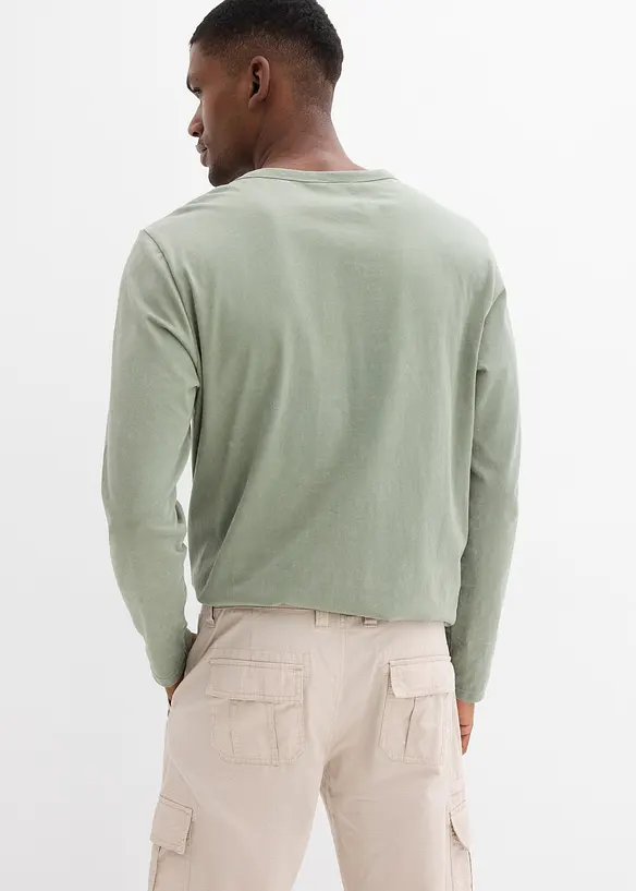 L&aring;nga cargoshorts av ren bomull, normal passform, bonprix