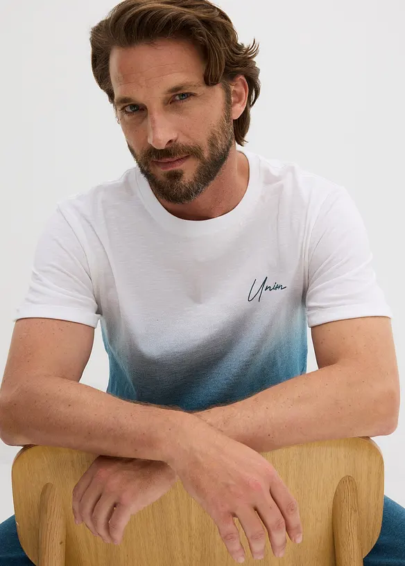 T-shirt i bomull, smal passform, bonprix