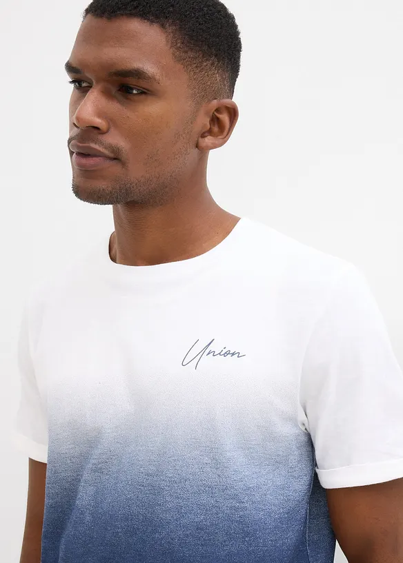 T-shirt i bomull, smal passform, bonprix