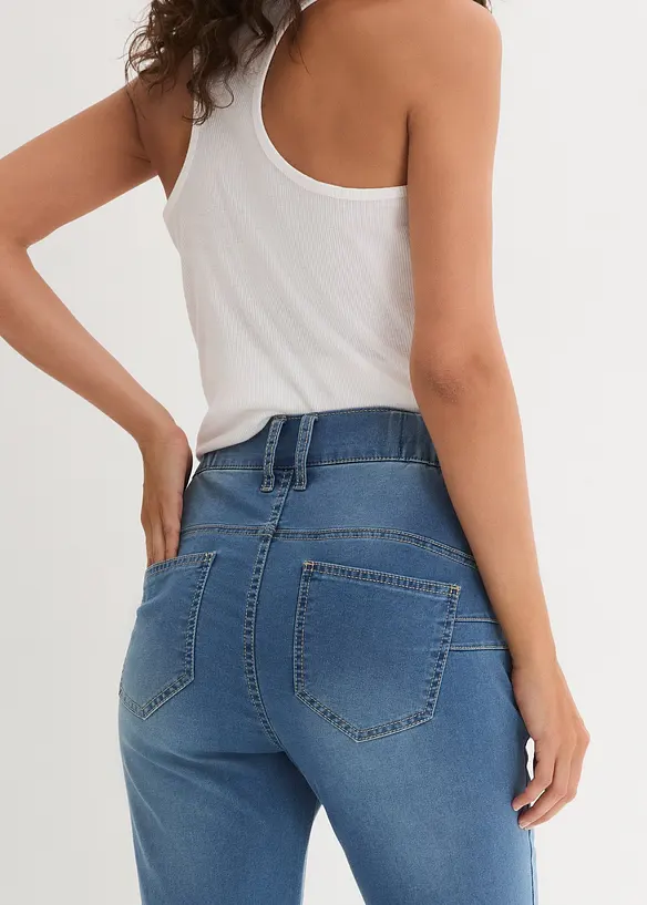 Highwaist-jeans i Slim Fit med Super Stretch, bonprix