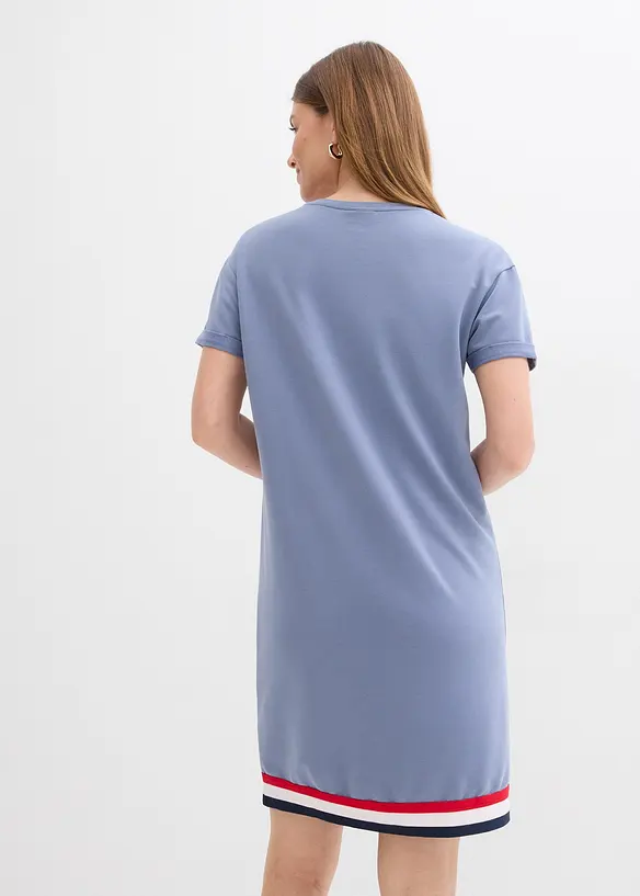 Jerseykl&auml;nning i mjuk viskosmix, bonprix