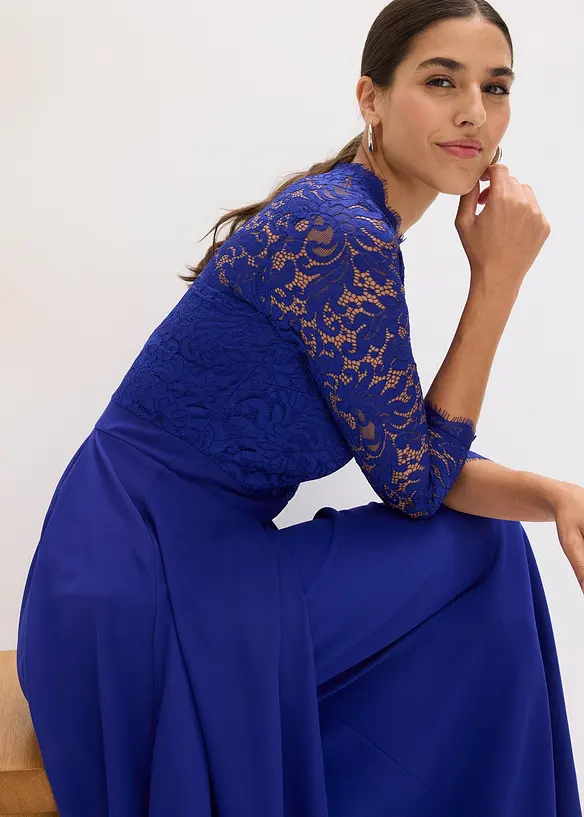 Maxikl&auml;nning med spets, bonprix