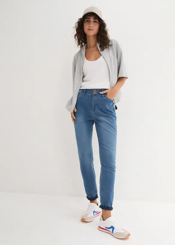 Highwaist-jeans i Slim Fit med Super Stretch, bonprix