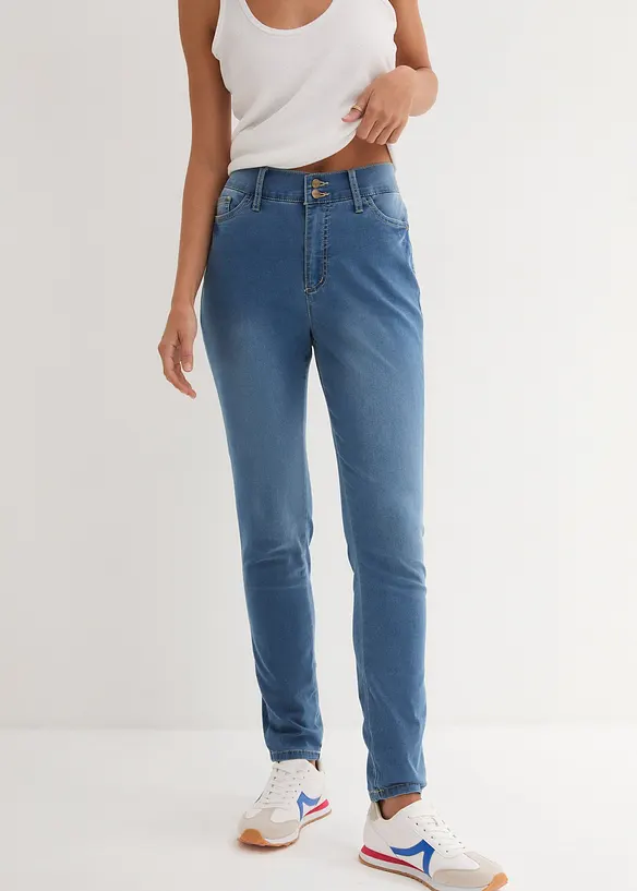 Highwaist-jeans i Slim Fit med Super Stretch, bonprix