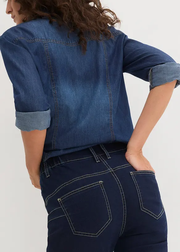 Highwaist-jeans i Slim Fit med Super Stretch, bonprix