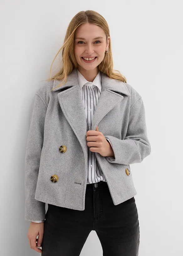 Skjorta i oversizemodell av bomull, bonprix