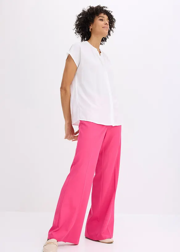 Vid byxa med bekv&auml;m midja, bonprix