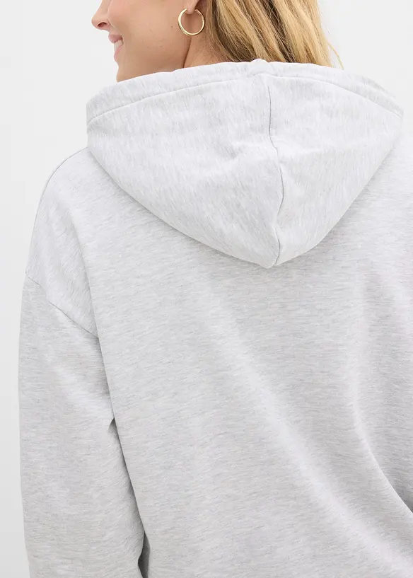 Sweatshirt i oversizemodell med huva, bonprix