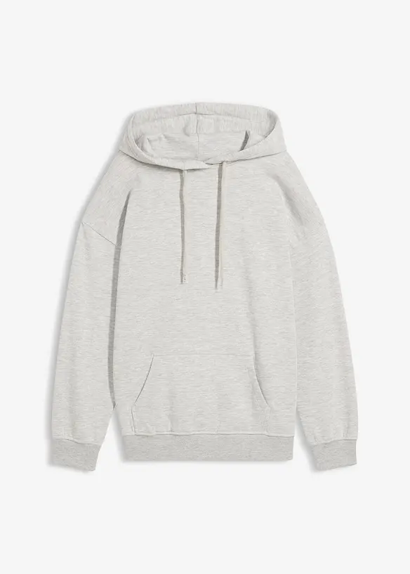 Sweatshirt i oversizemodell med huva, bonprix