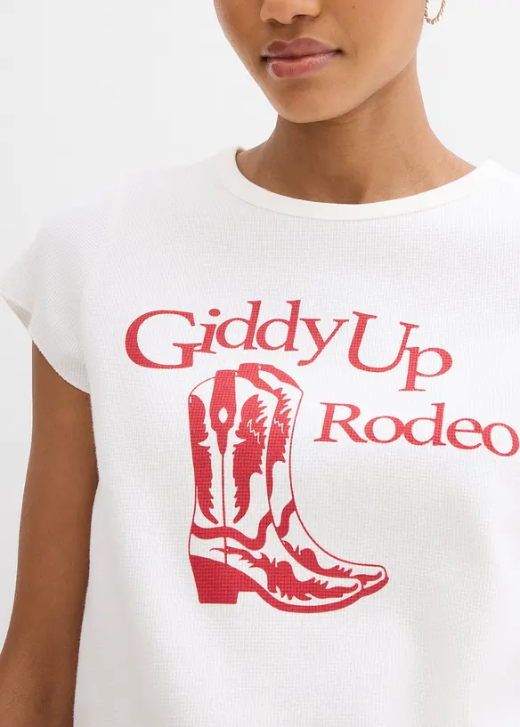 T-shirt i ren ekologisk bomull, bonprix