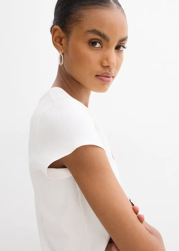 T-shirt i ren ekologisk bomull, bonprix