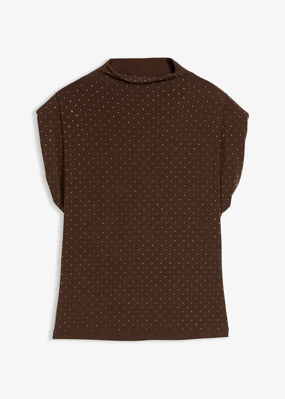 &Auml;rml&ouml;s topp med glitterstenar, bonprix