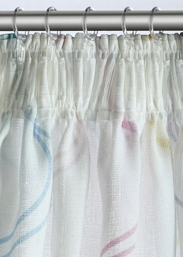 Gardinl&auml;ngd med v&aring;gm&ouml;nster (1-pack), bonprix