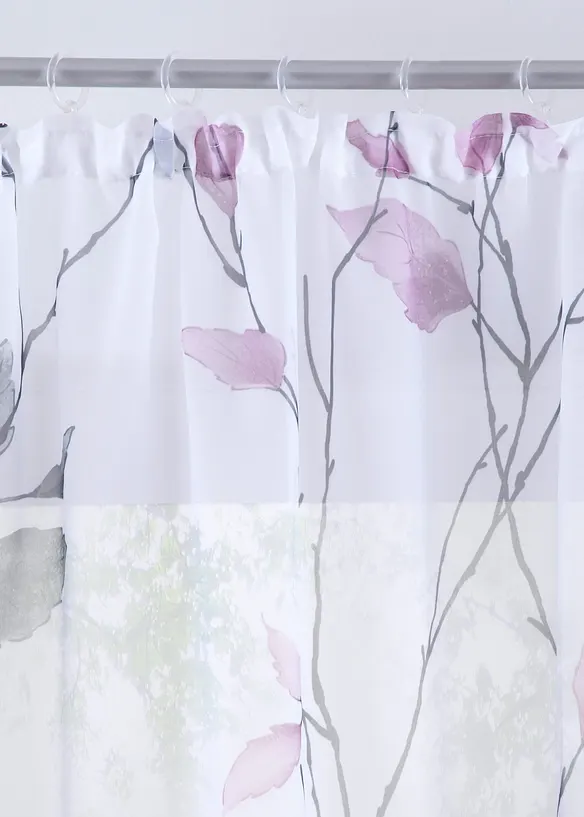 Gardin av l&auml;tt voile (1-pack), bonprix