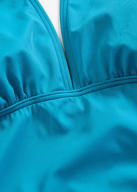 Baddr&auml;kt med halterneck och djup V-ringning, bonprix