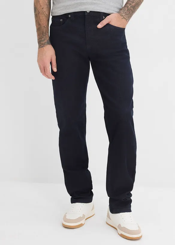 Classic Fit Stretch Jeans, Tapered, bonprix