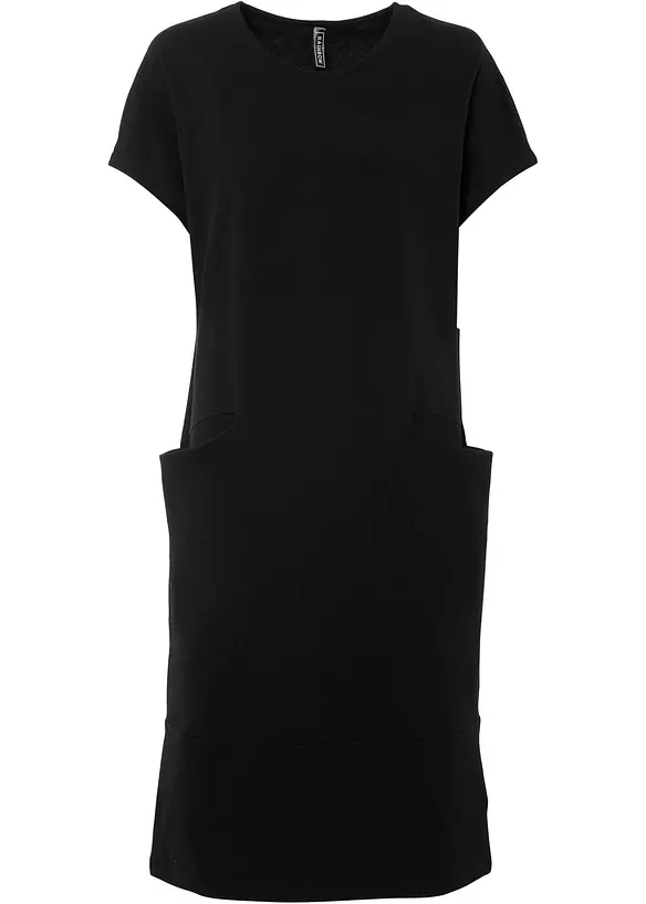 Jerseykl&auml;nning med fickor, bonprix