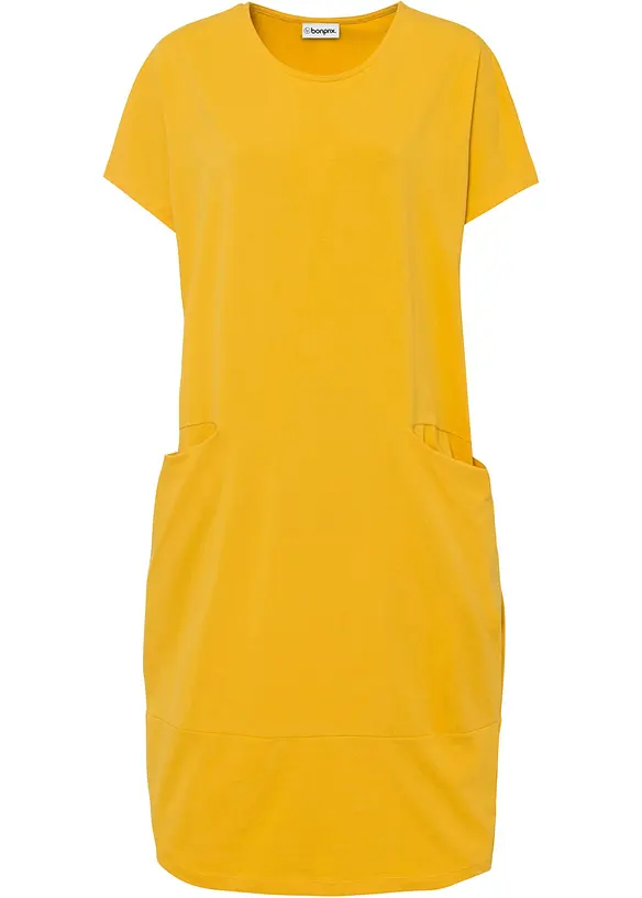 Jerseykl&auml;nning med fickor, bonprix