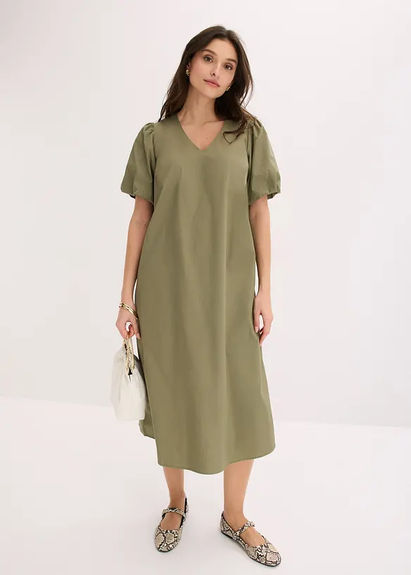 Mellanl&aring;ng v&auml;vd kl&auml;nning av ekologisk bomull, bonprix