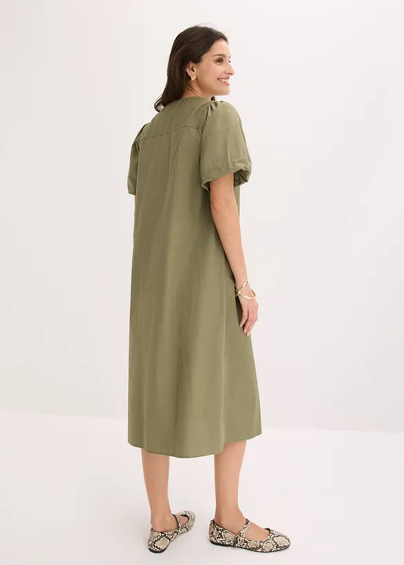 Mellanl&aring;ng v&auml;vd kl&auml;nning av ekologisk bomull, bonprix