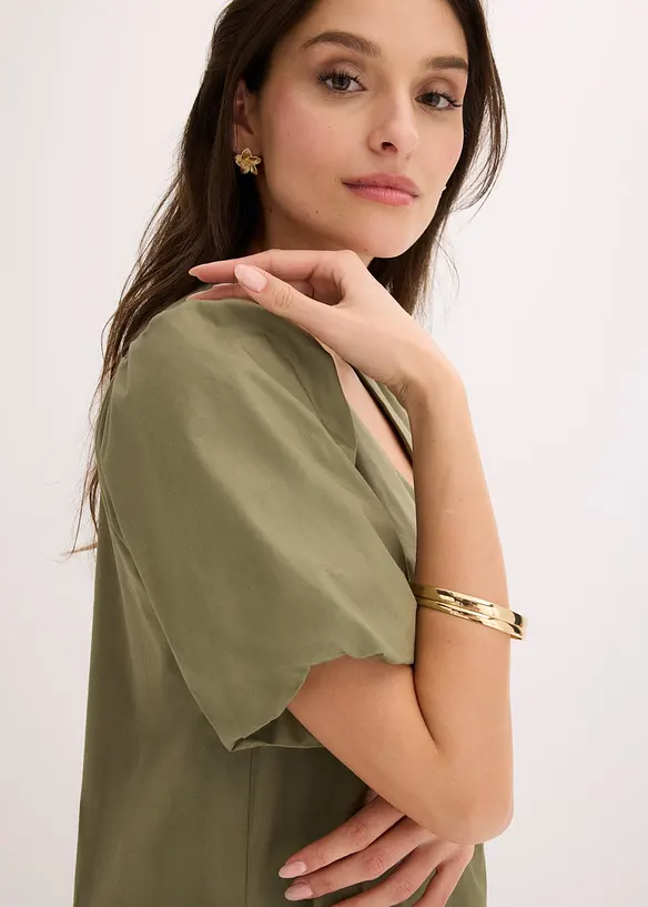 Mellanl&aring;ng v&auml;vd kl&auml;nning av ekologisk bomull, bonprix