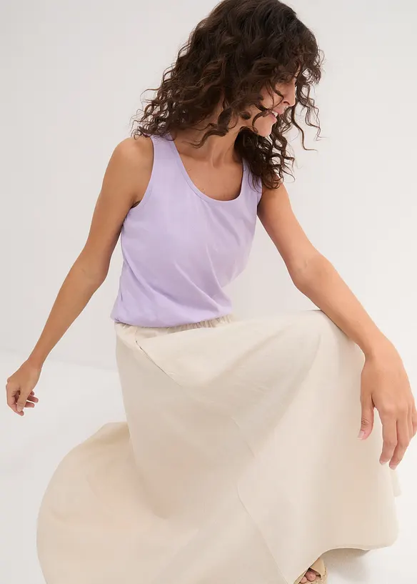 L&aring;ngt linne av bomull (5-pack), bonprix