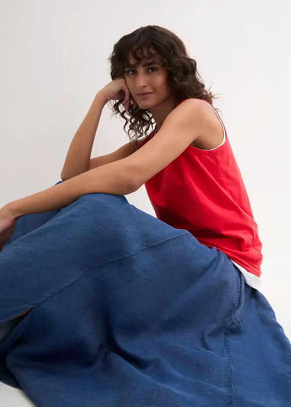 L&aring;ngt linne av bomull (5-pack), bonprix