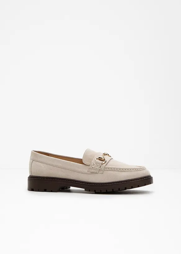 Loafers i chunky stil med sp&auml;nne, bonprix