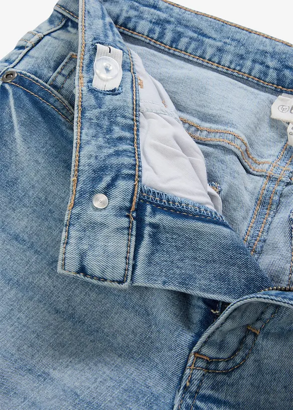 Straight Jeans Mid Waist, cropped, bonprix