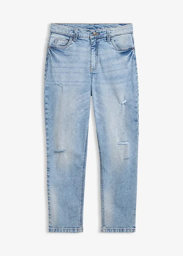 Straight Jeans Mid Waist, cropped, bonprix