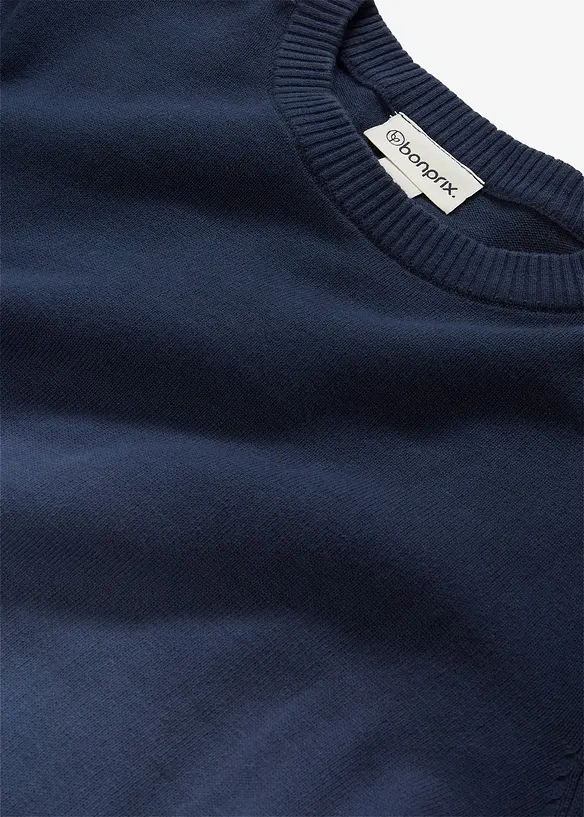 Finstickad tr&ouml;ja med olika f&auml;rgnyanser, bonprix