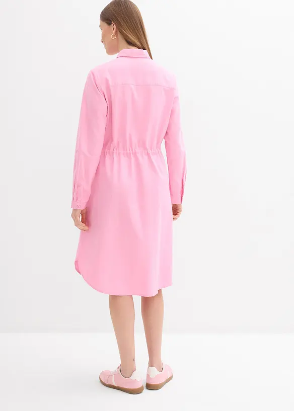 Skjortkl&auml;nning i lin och bomull, bonprix