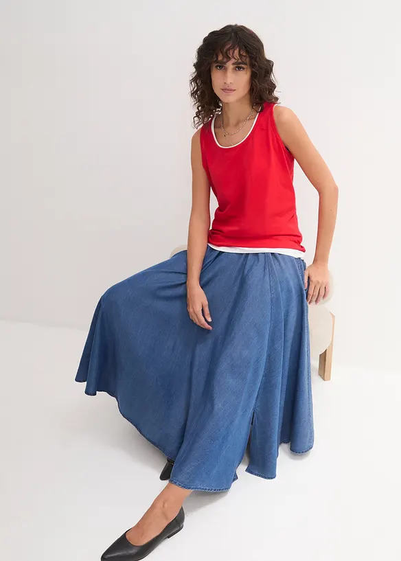 L&aring;ngt linne av bomull (5-pack), bonprix