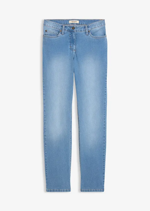 Straight Jeans Mid Waist, Stretch, bonprix