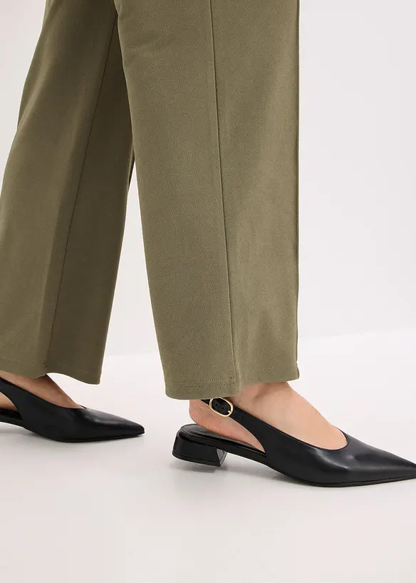 Dra p&aring;-byxa i stadig interlock, bonprix