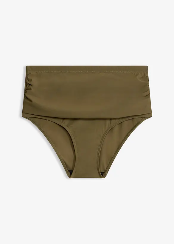 Bikinibyxa med rynk och l&auml;tt formande effekt, bonprix