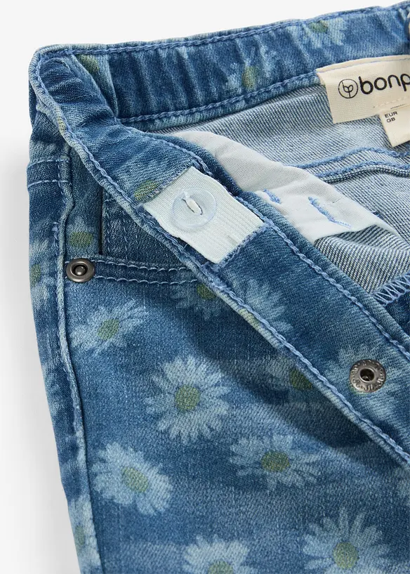 Supermjuka Slim Fit-jeans Mid Waist, bonprix