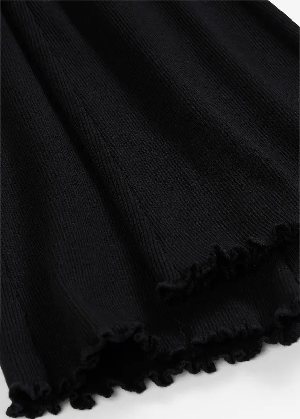 Ribbstickade, utsv&auml;ngda leggings (2-pack), bonprix