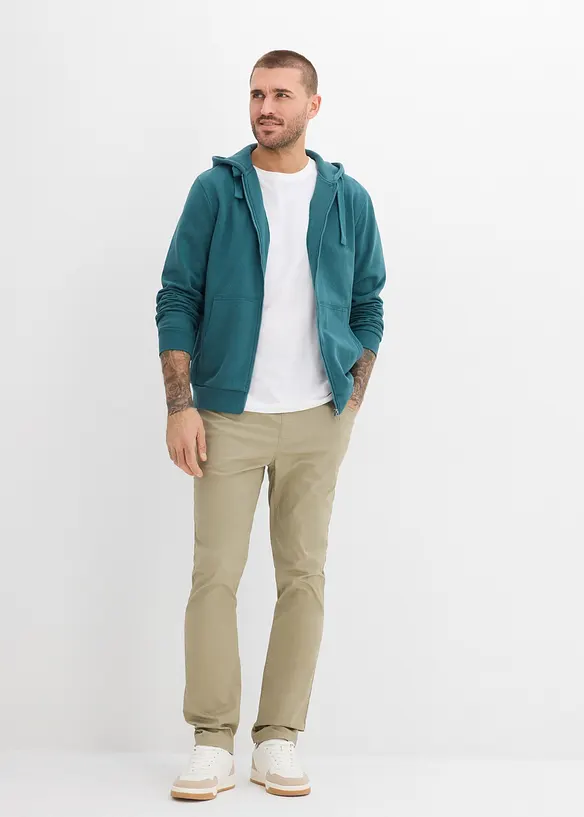 Dra p&aring;-byxa med stretch, Regular Fit  Straight (2-pack), bonprix