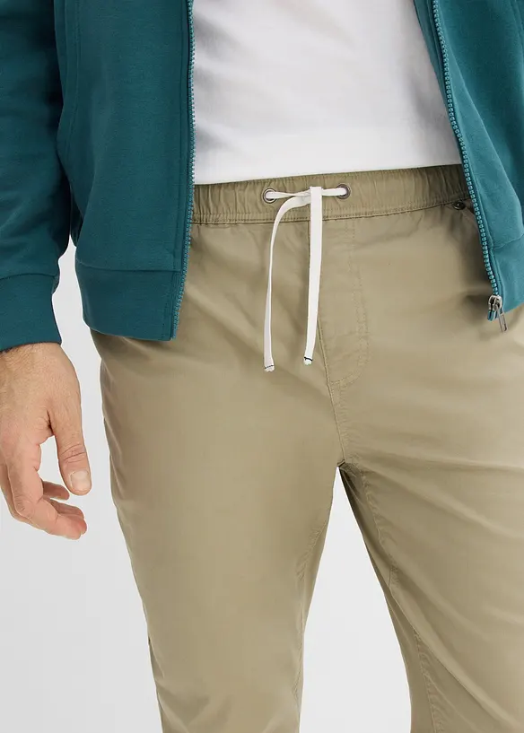 Dra p&aring;-byxa med stretch, Regular Fit  Straight (2-pack), bonprix